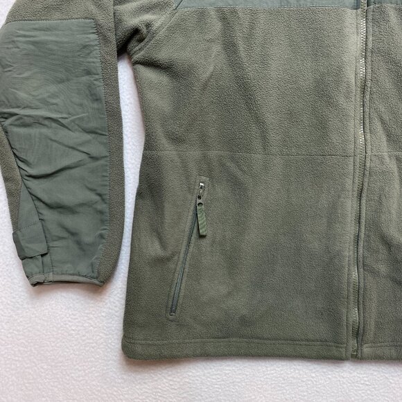 Rothco Fleece Jacket Mens L Green Army Military Full Zip - Picture 4 of 13